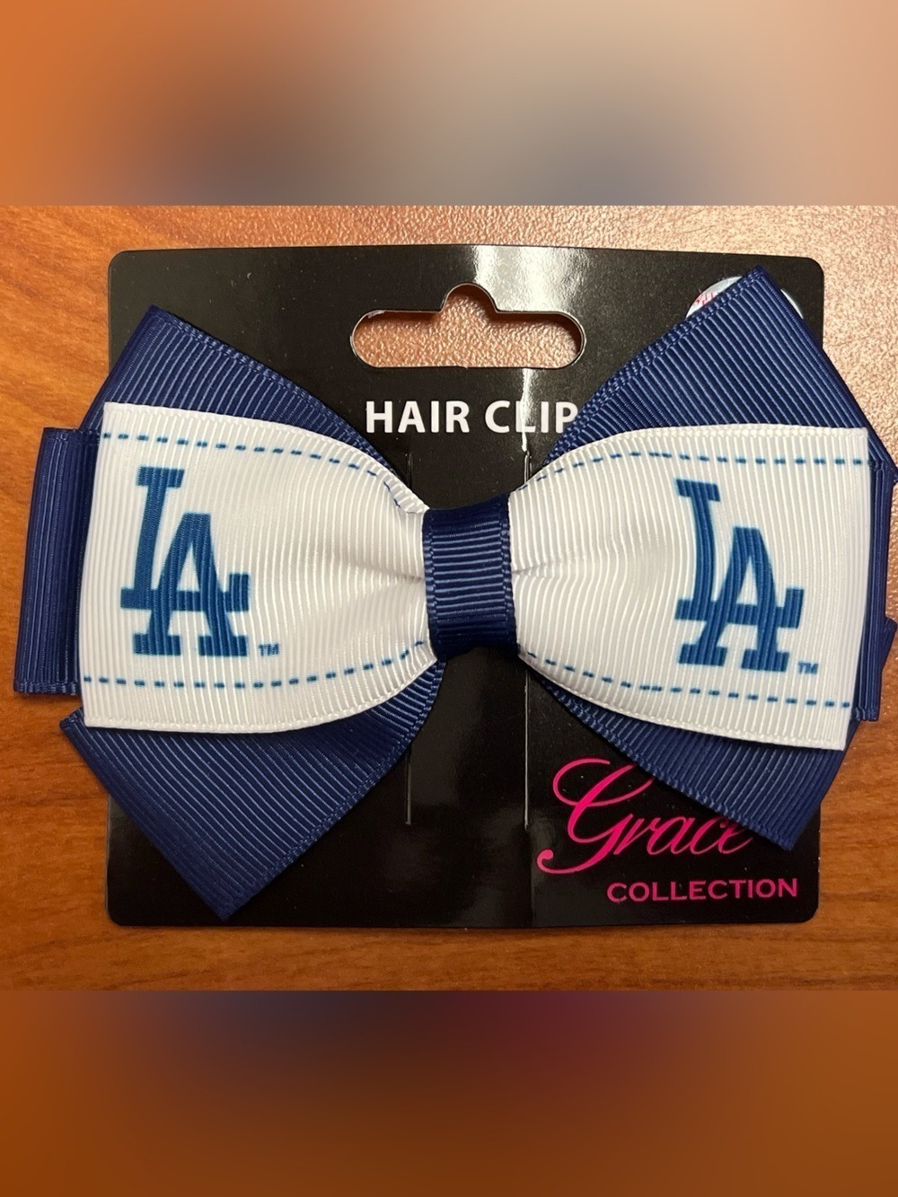 LA Dodgers Hair Clip | Baseball Fan Accessory | Game Day Hair Clip
